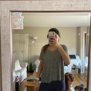 Black and White striped shirt